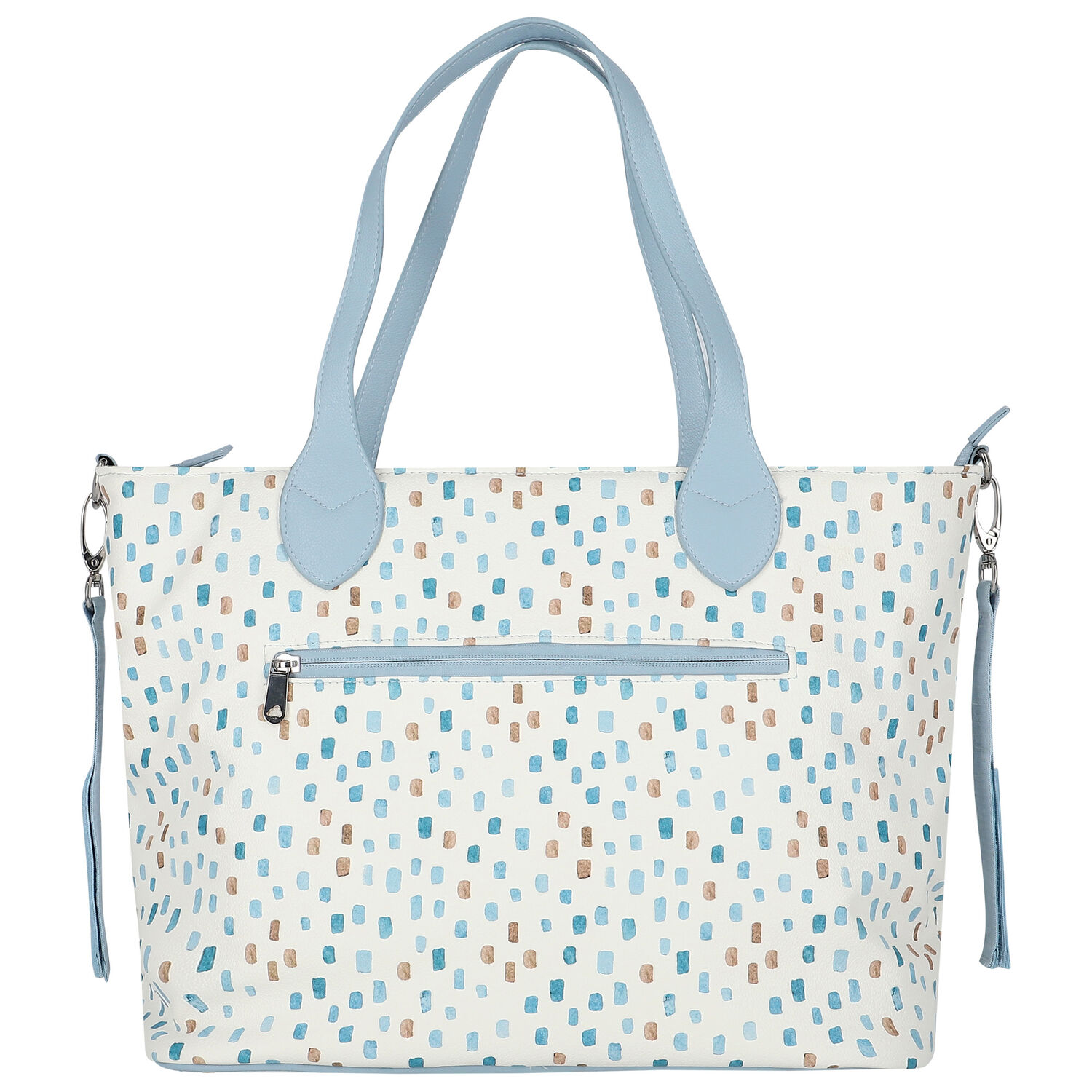 Ivory & Blue Baby Changing Bag, 2, hi-res image number null